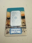 PAMP SUISSE Star of David 1 Oz .999 Silver Bar 102 Of 3000