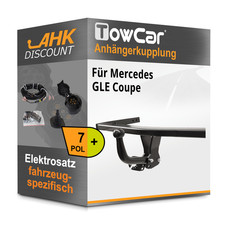 Für Mercedes GLE Coupe 07.19- TOWCAR Anhängerkupplung starr + 7polig E-Satz AHK