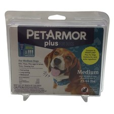 PetArmor Plus for Dogs Medium 23  44 lbs Flea Tick 3 Applications New