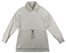 Varley Freya Sweat Double Face Funnel Neck Sweatshirt Women  s Small Beige