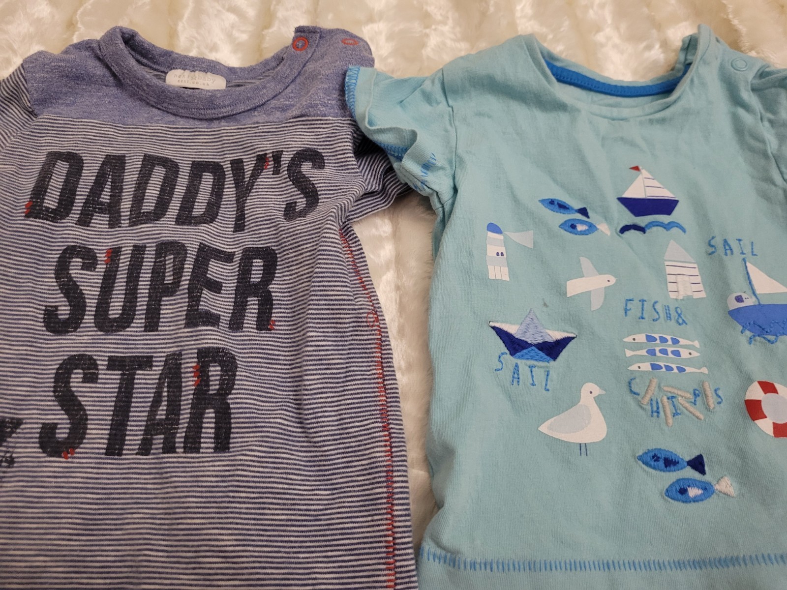 Baby Boys Aged 3-9 Months  Next Mini Club Tshirt Bundle Cotton See Labels image 3