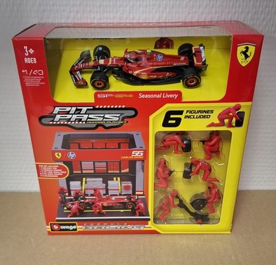 Stand F1 Carlos Sainz #16 Ferrari 1/43 Burago Neu OVP