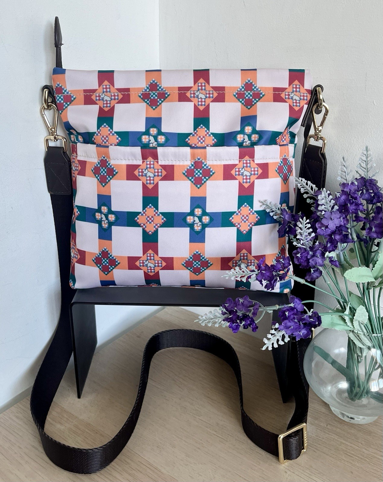Radley Finsbury Park Patchwork Shoulder Crossbody Zip Top Bag image 9