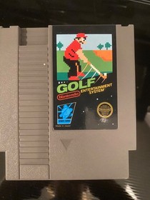Golf (Nintendo Entertainment System, 1985 box and game