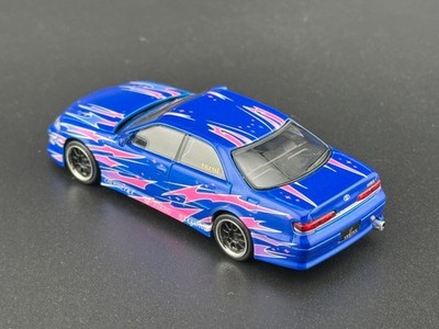 Tarmac Works Vertex Toyota Mark II JZX100 Blue Special Edition 1