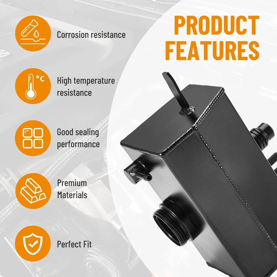 Aluminum Engine Coolant Reservoir 68364312AC For 2018-2024 Jeep Wrangler 2.0L US - Image 3 of 4