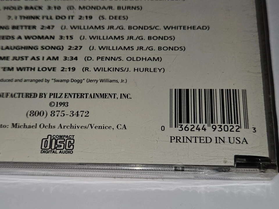 Z.Z. Hill "A Man Needs A Woman" CD Golden Legends Series 12 Songs  *NEW/SEALED* - Imagem 3 de 3