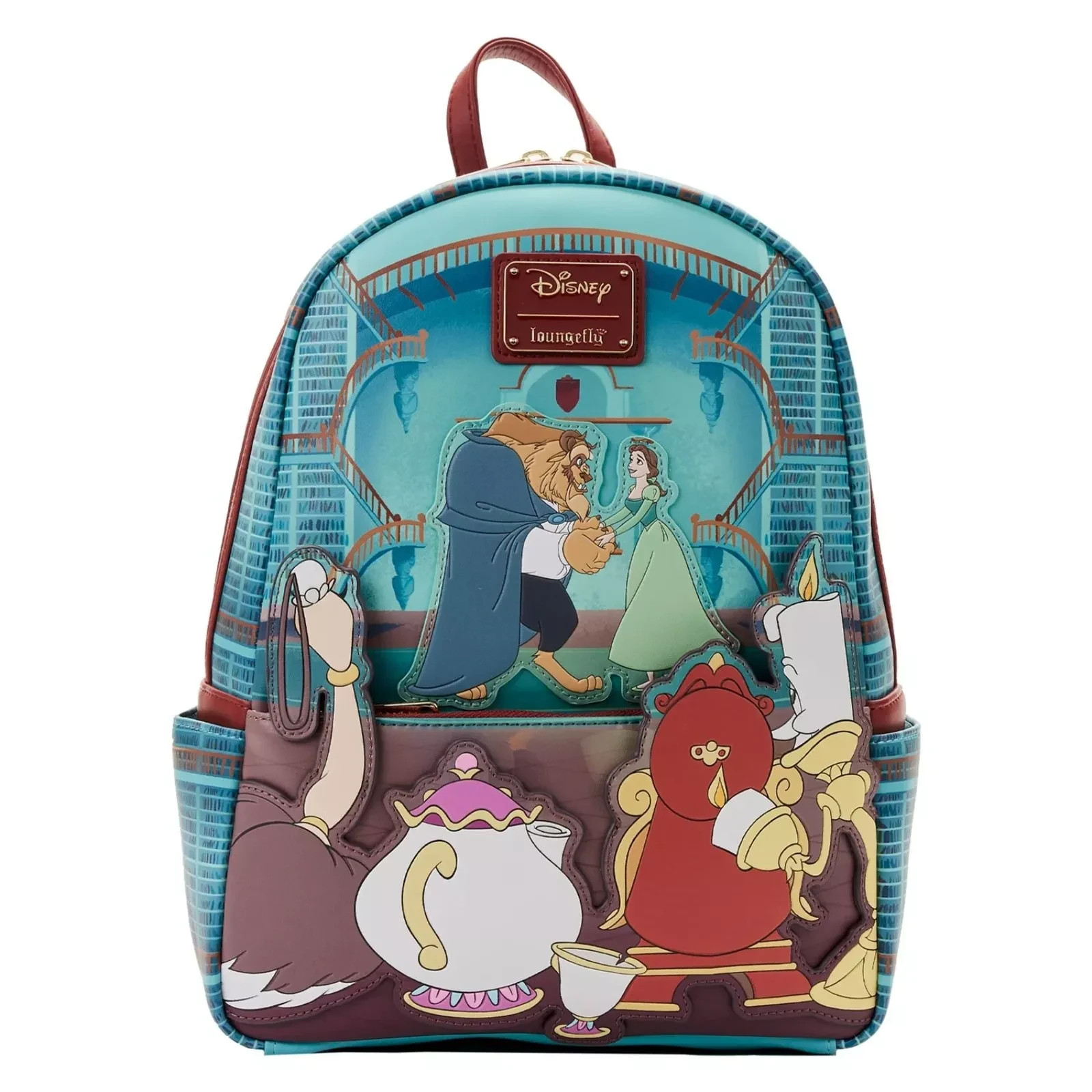 Mochila Biblioteca Loungefly Disney La Bella y la Bestia