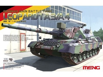 Meng Modell - Deutscher Kampfpanzer Leopard 1 A3/A4, 1/35, TS-007