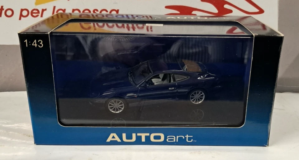 AUTOART 1/43 - ASTON MARTIN DB7 BLU METALLIZATO - art. 50203 - Immagine 4 di 4