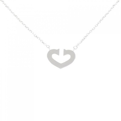 Cartier C Heart 750 White Gold Necklace