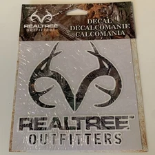 REALTREE Outfitters CAMO Truck Car WINDOW Decal STICKER HUNTING CAMOUFLAGE New