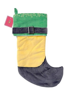 Pottery Barn Elf Movie Christmas Stocking NWT Velvet Buddy No Monogram 19.5''