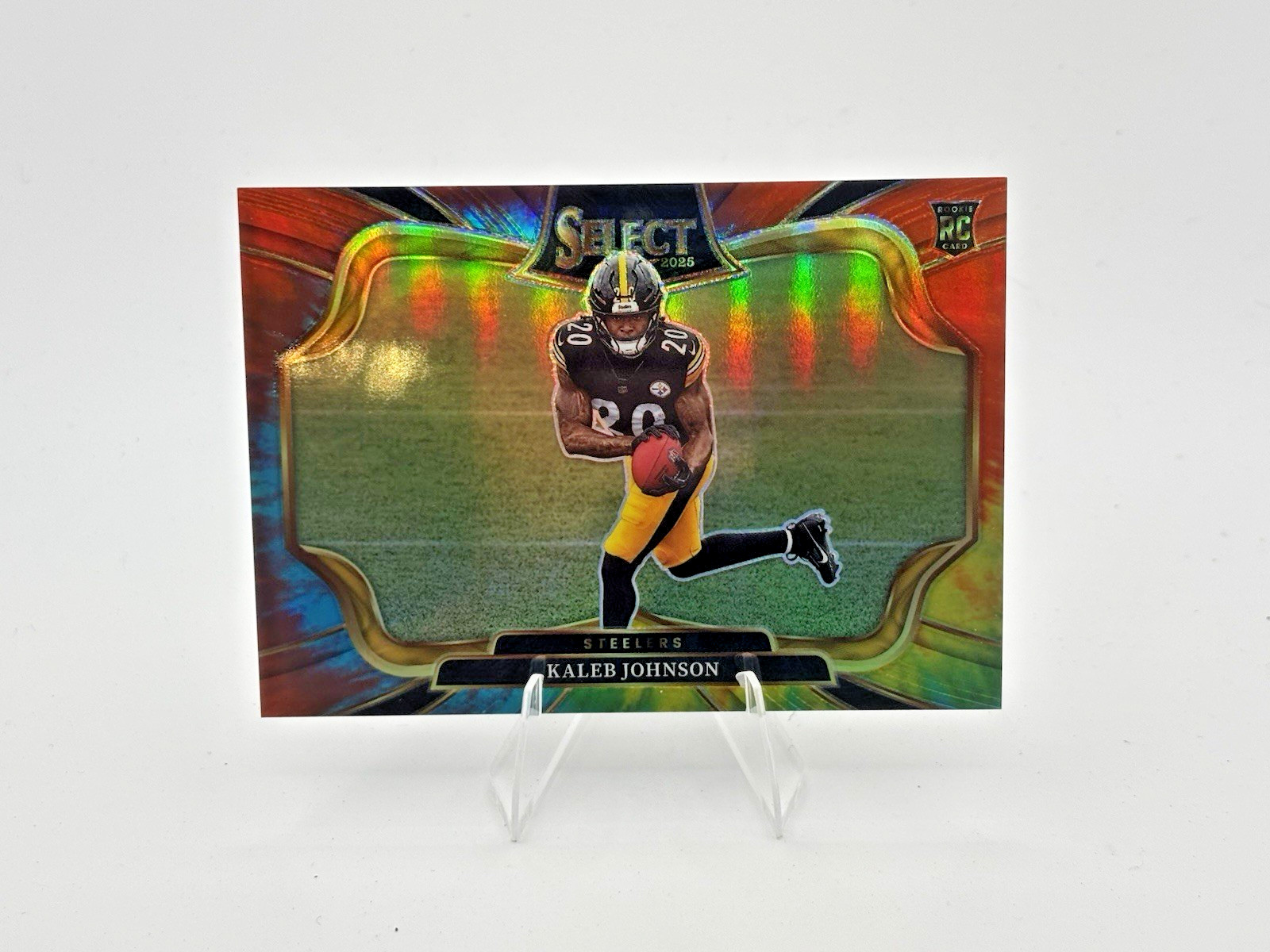 2025 Panini Select Kaleb Johnson Field Level Tie-dye /25 RC Steelers 🔥 #452