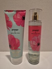 Bath Body Works "Poppy" 8oz Body Cream Frangrance Mist..New