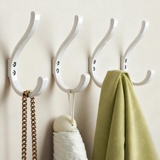 Wall Hooks for Hanging Coat/Backpack - 5.4'' Large 40LBS Heavy Duty Hanger Wall