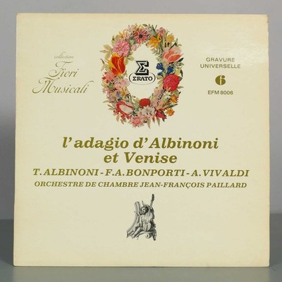 LP. L´Adagio d´Albinoni et Venise - T. Albinoni, F.A. Bonporti, A