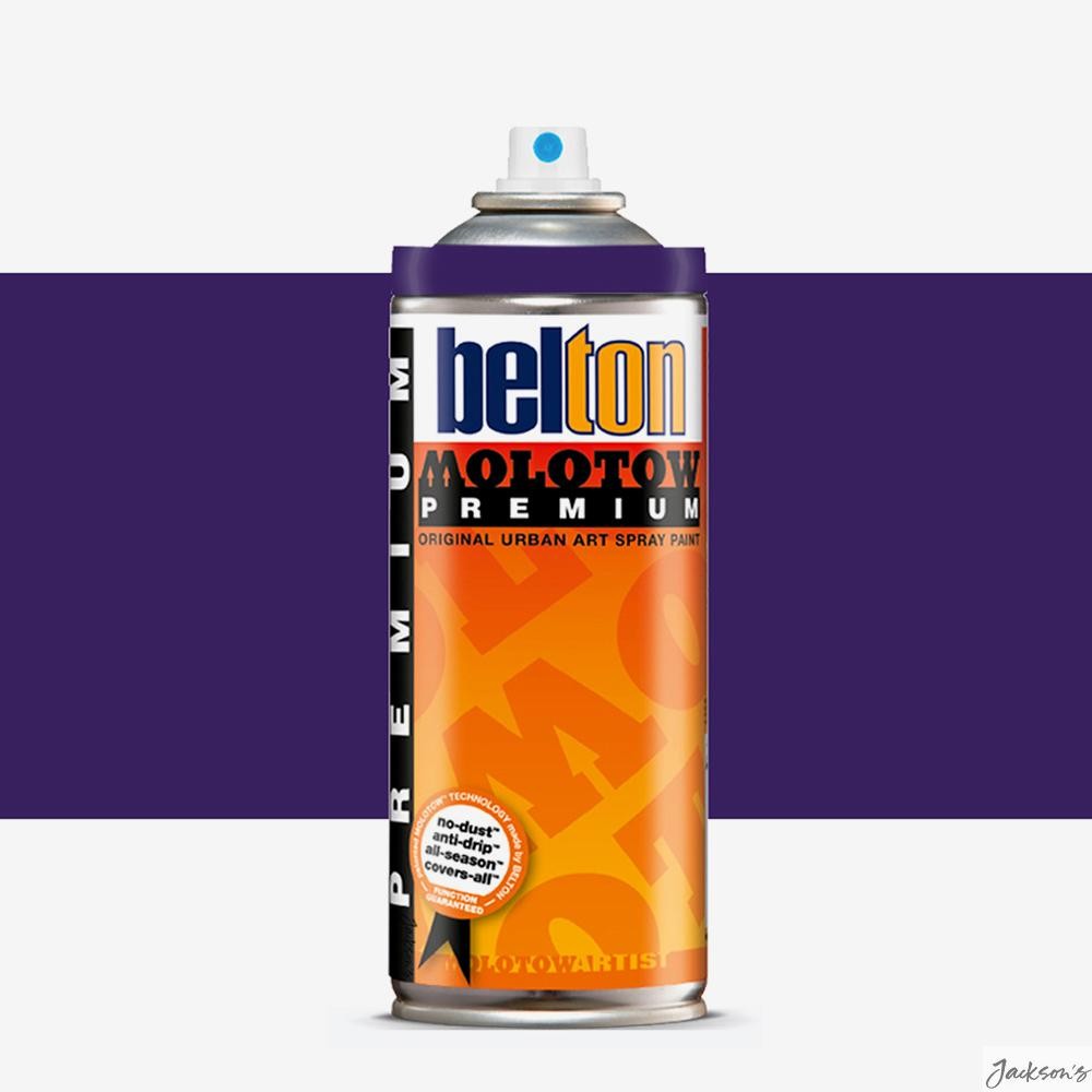Molotow Belton Premium Spray Paint Aerosol 400ml Violet Dark 071 Outdoor Use