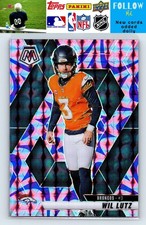 2025 Panini Mosaic #151 Wil Lutz Mosaic Reactive Purple