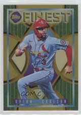 2022 Topps Finest Flashbacks Gold Refractor 42/50 Dylan Carlson #79 0m4q