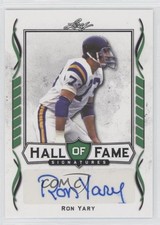 2021 Leaf Signature Hall of Fame Auto Green Ron Yary #HOF-RY1 Auto HOF 0wn0