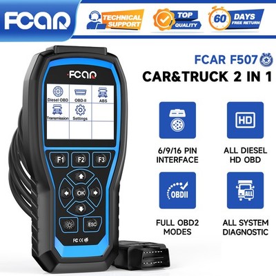 FCAR F507 All System Car Heavy Duty Truck Diagnostic Scanner ABS for CAT Allison