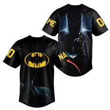 Personalized Amazing Batman Gift For Fans Baseball Jersey Shirt XS-5XL