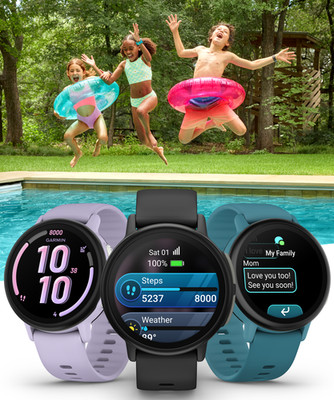 Garmin Bounce 2 Kids Smartwatch w/ LTE 1.2'' AMOLED Swim-Friendly w/ W4U Bundle
