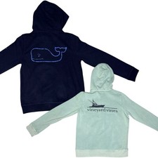 Vineyard Vines Boys' Full-Zip Graphic Pullover Hoodies Size medium