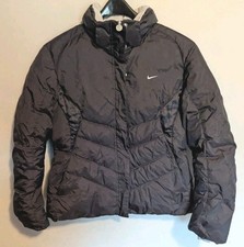 Vintage Y2k Nike Sportswear Wind Puffer Jacket Boys L 12-14 Black Down Swoosh