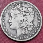 1892 S Morgan Dollar $1 Silver Coin RARE San Francisco Circulated #93210