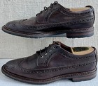 Allen Edmonds x Brooks B Brown Pebble Grain Aberdeen Longwing Country Brogues 9D — photo 2