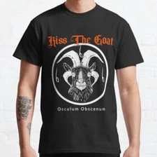 NEW LIMITED Kiss The Goat Essential, Classic Premium Gift T-Shirt S-3XL