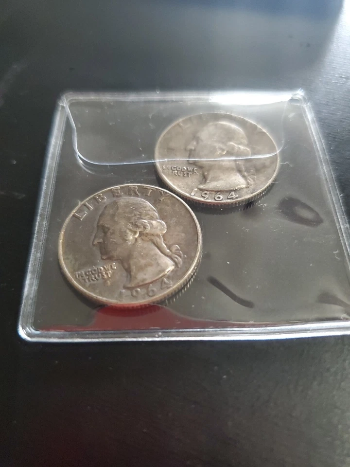 1964 WASHINGTON, [2 Pack] QUARTER COIN. - Image 2 of 4