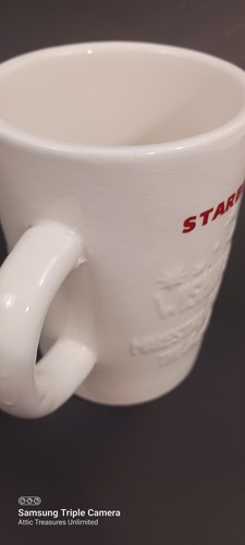 Starbucks CHRISTMAS 2010 Coffee Mugs 10 fl oz WISHING IS WHAT MAKES THE HOLIDAYS - Picture 3 of 10