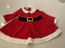 Fred And Flo Christmas Dress Age 3-6 Months 
