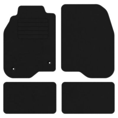 Veloursfußmatten für Chevrolet Malibu IV Bj. 2007   2012 Automatten SCHWARZ PREM