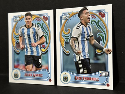 アルバレス　TOPPS ARGENTINA FILETEADO 25枚限定 2023 Topps Argentina Fileteado National Team RC Julian Alvarez