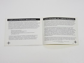 Wrath of the Black Manta autentico originale NES solo manuale Nintendo *adesivo