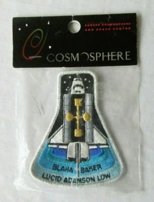 New Kansas Cosmo Space Center Space Shuttle Patch Blaha Baker Lucid Adanson Low