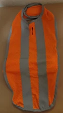 PETCO PET SUPPLIES & DISTRIBUTION ORANGE DOG PET CAT SAFETY SHIRT VEST SIZE: S/M