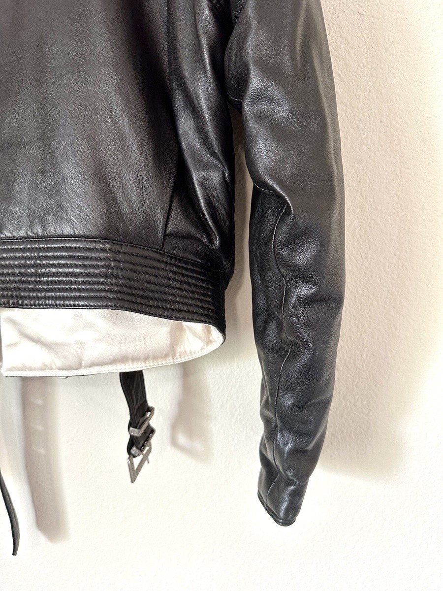 Rare Vintage 90s Gianni Versace Motorcycle Leather Jacket Rare Vintage 90s Gianni Versace Motorcycle Leather Jacket