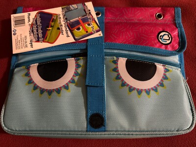 Blue and Magenta The P-Pod Monster, Case-it Pencil Case PEN-06-ME