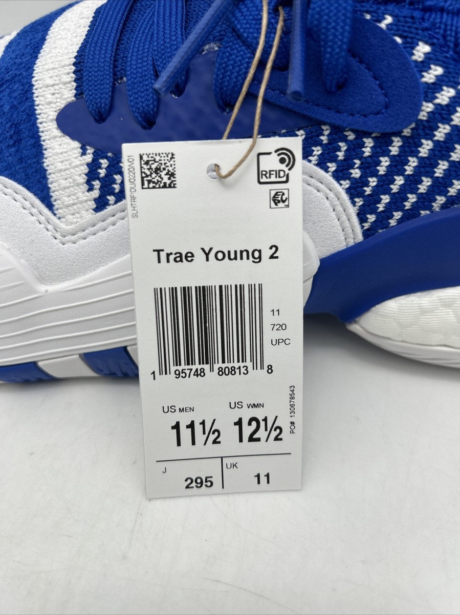 Adidas Trae Young 2 Basketball Shoes Men's Sz 11.5 “Royal