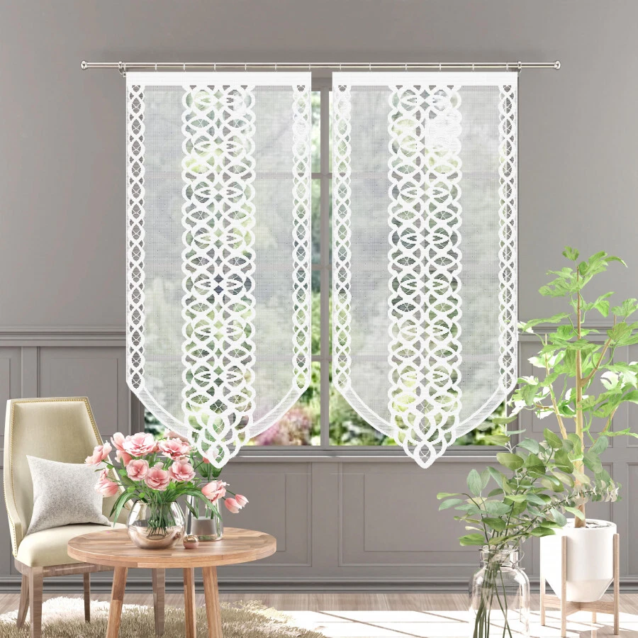 Fertiggardine Gardinen Set Vorhänge Schiebegardine Flächenvorhang KräuselbandA&G - Bild 2 von 4