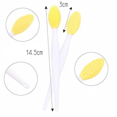 Brosse Visage Silicone - Exfoliante Et Massante Pour Points Noirs - Voyage Antibactérien - Neuf