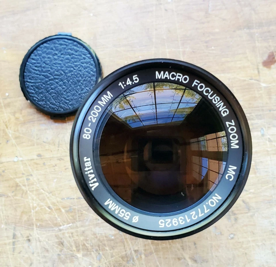 Vivitar 80-200mm F4.5 For MINOLTA M/MD Mount MACRO 1:3X Zoom Lens in Factory Box - Image 2 of 4