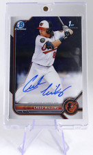 2022 Bowman Chrome Autograph Creed Willems #CPA-CW Prospect 1st Auto