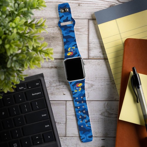 Kansas Jayhawks HD Uhrenarmband kompatibel mit Apple Watch - Bild 13 von 17
