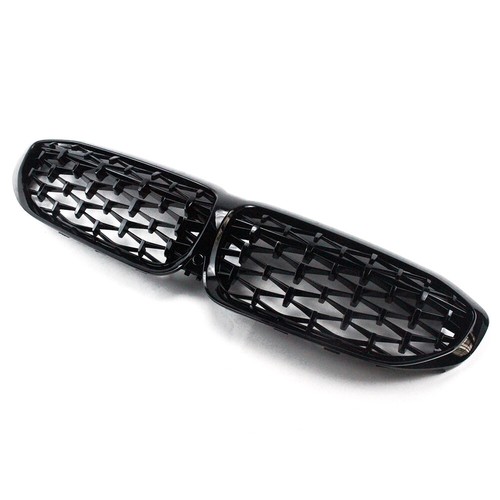 Front Kidney Grille Gloss Black Diamond for BMW G20 G21 330i M340i 2019-2022 - Picture 11 of 12